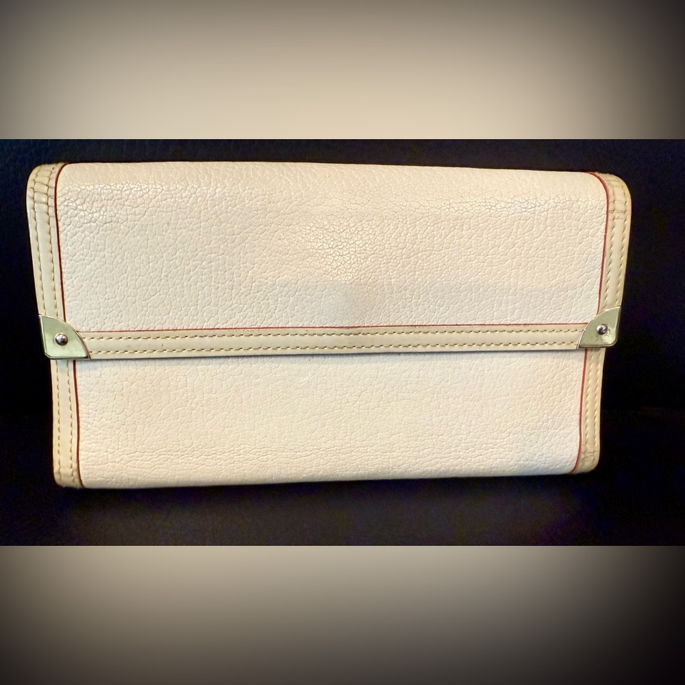 Louis Vuitton Cream Porto Tresor International Wallet